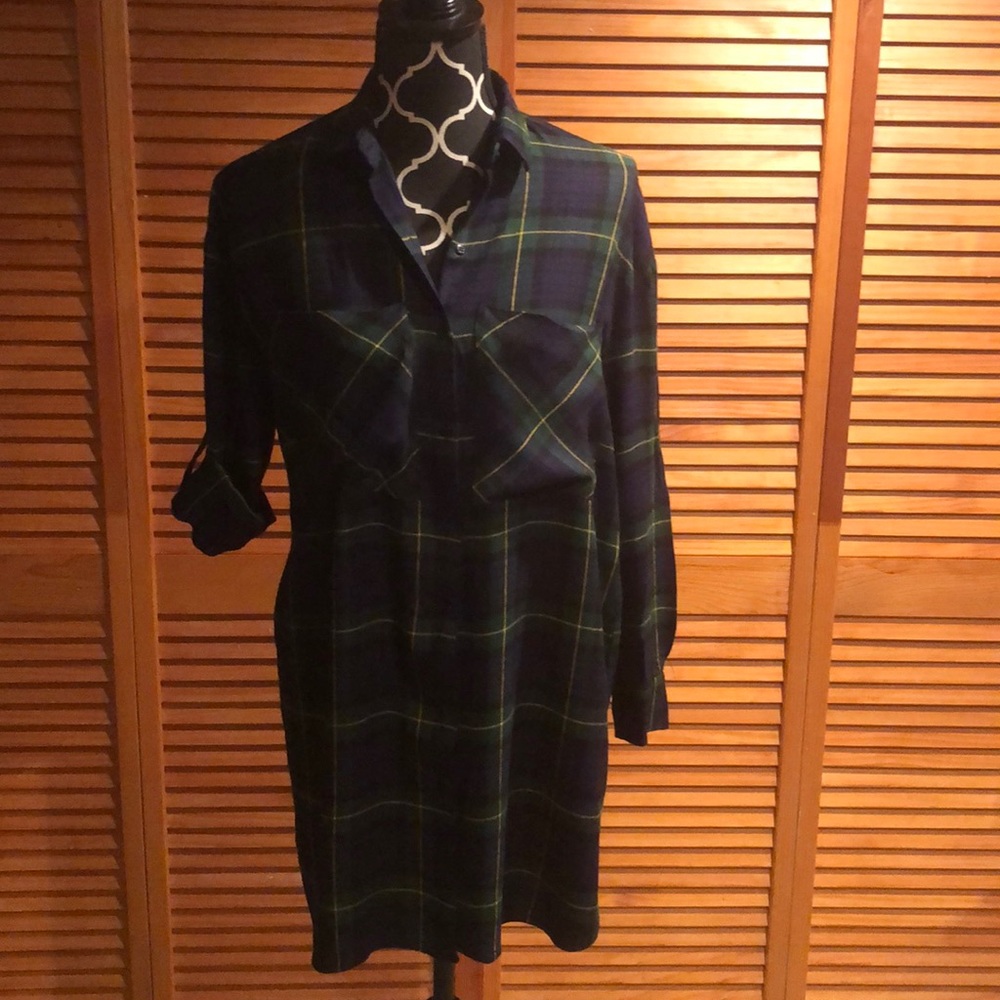 Zara blackwatch dress